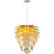 Canada 1 Light 20 inch Natural Wood Chandelier Ceiling Light